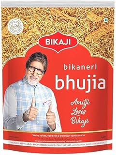 Bikaji Aslee Bikaneri Bhujia| Crispy Barki Sev Snack| 1 Kg Pack