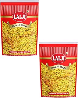 Lalji Foods Bikaneri Bhujia 800Gm (400Gm x 2)