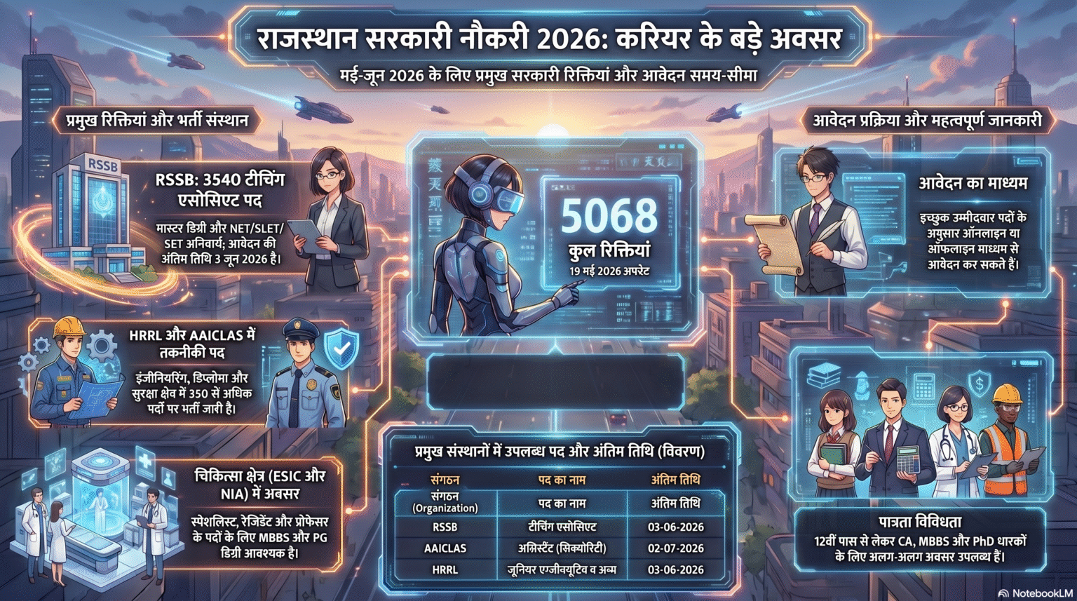 राजस्थान सरकारी नौकरी भर्ती सूचना 2026